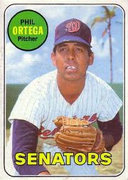 1969 Topps Baseball Cards      406     Phil Ortega